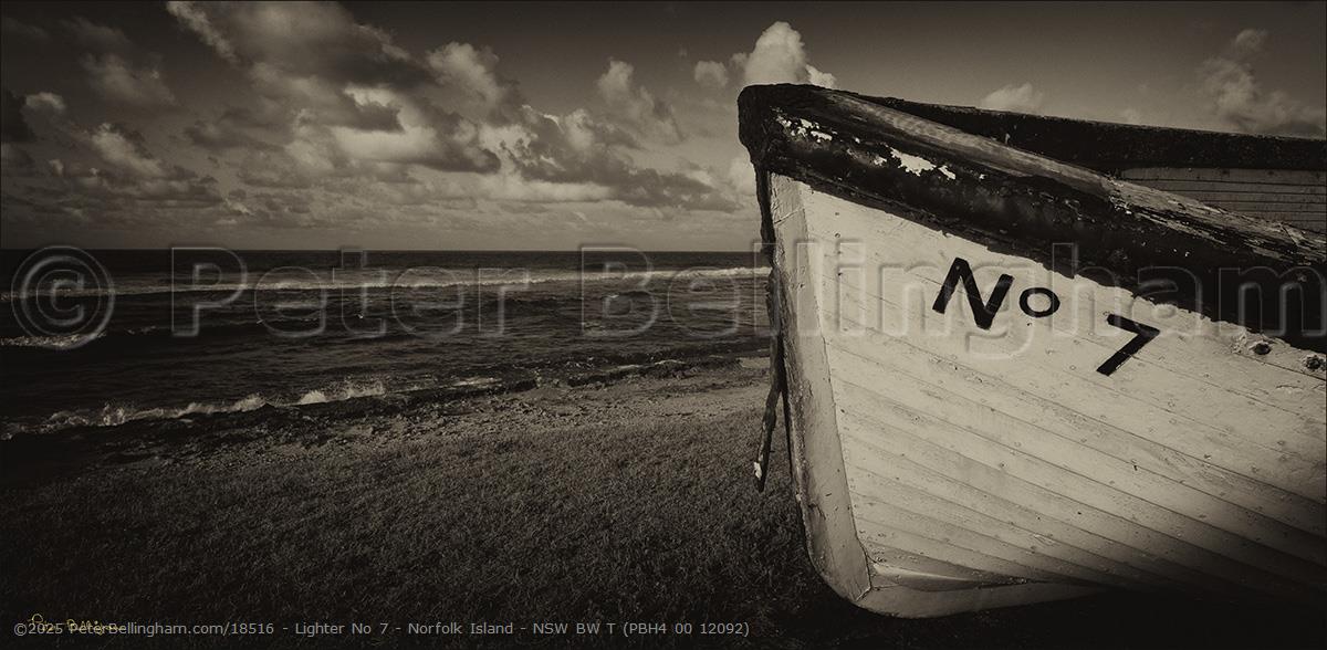 Peter Bellingham Photography Lighter No 7 - Norfolk Island - NSW BW T (PBH4 00 12092)